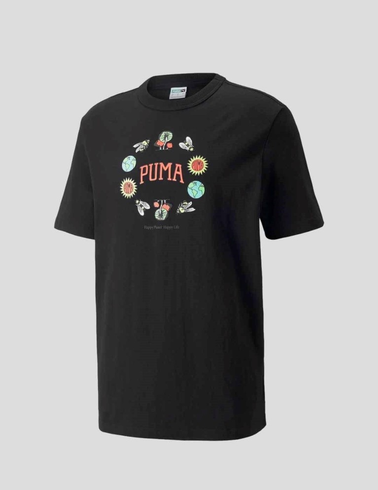 T-shirt PUMA scaricare città grafica tee nero